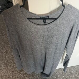 Eileen Fisher Charcoal Knit Top